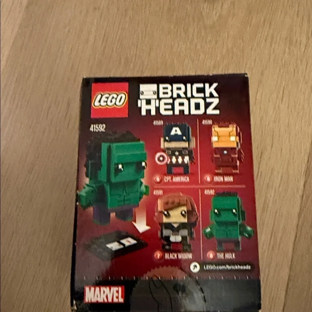 Lego brick headz the hulk set 41592 new in sealed box 93 pieces retired & rare!